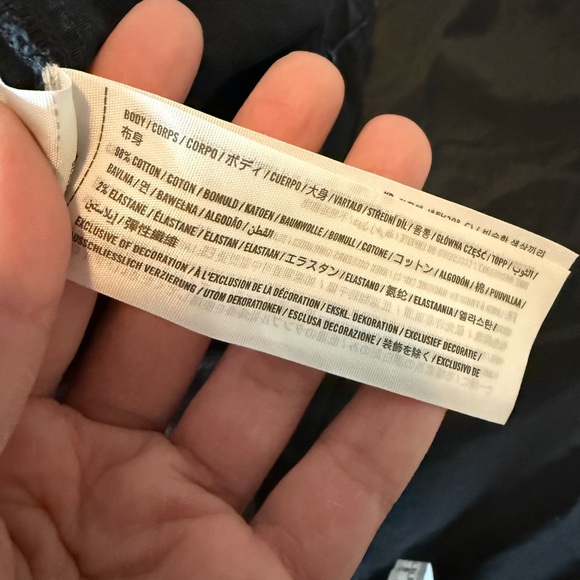 Hollister Women’s Black Ultra High-Rise Baggy Cargo Pants 2R/w26R - Picture 5 of 9